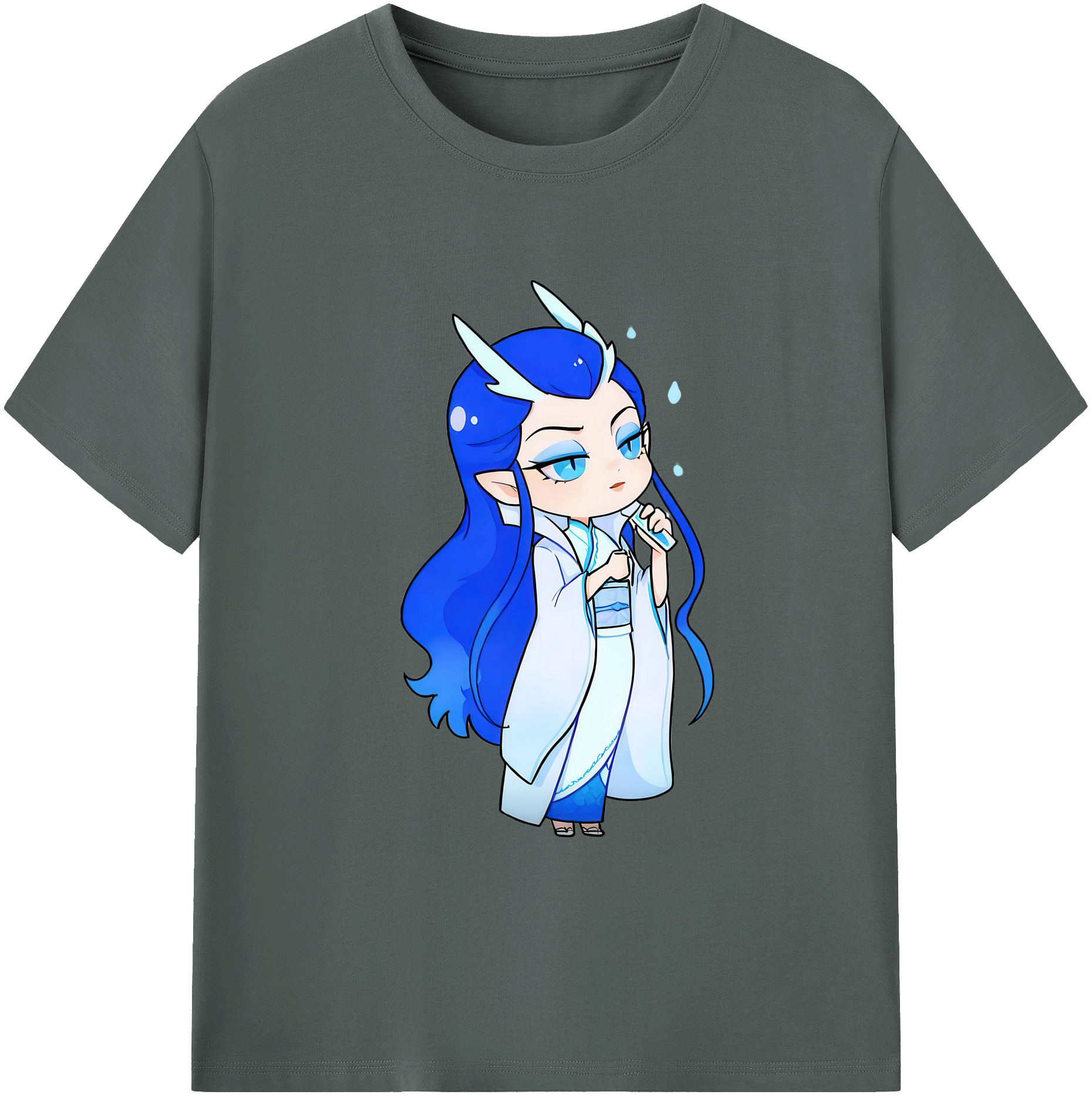 （画像用） Ne Zha 2 ナタ 魔童の大暴れ 綿100％ メンズ半袖Tシャツ｜肌触りやわらか＆通気性
